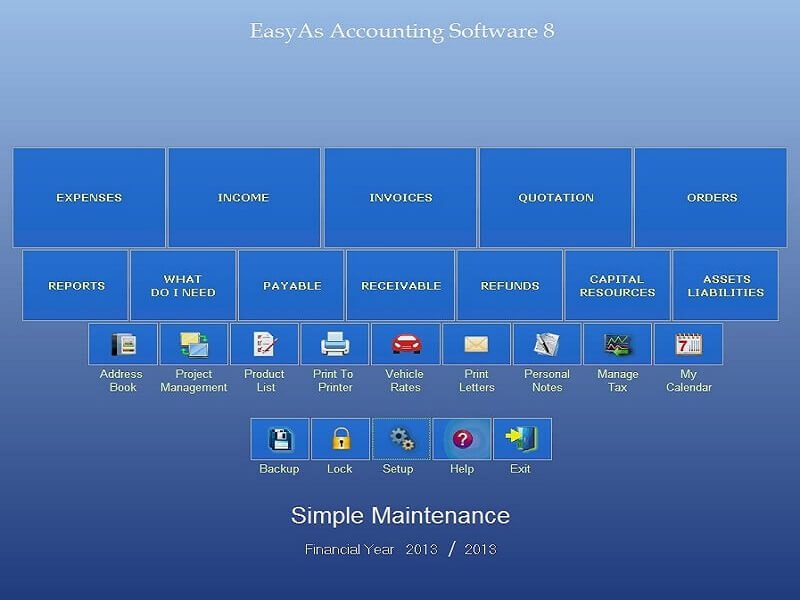 EasyAs Accounting Software Windows 11 download