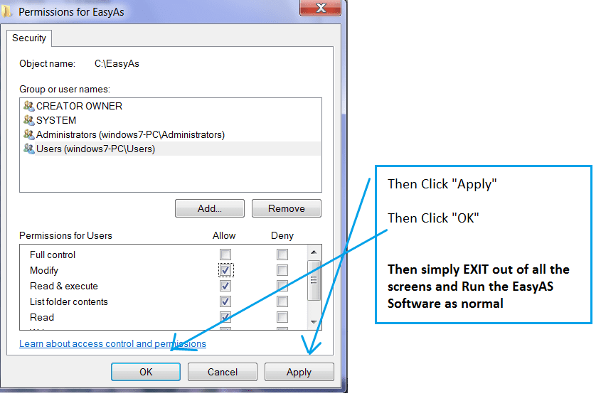 Windows 7 Small Business Accounting Installation Step 11
